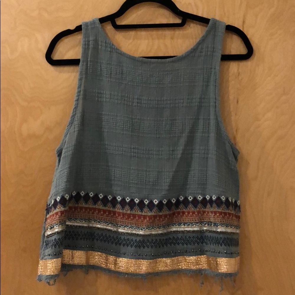 Free people embellished top